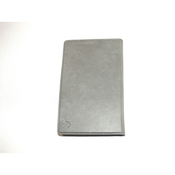 ⭐ Vintage 1981 Texas Instruments TI-1766 Solar Pocket Calculator w/ Case Manual - Picture 5 of 5